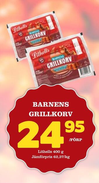 Bonum Matmarknad Barnens grillkorv erbjuda