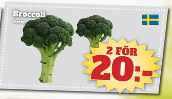 Bonum Matmarknad Broccoli erbjuda
