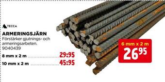 Jem&Fix Armeringsjärn erbjuda