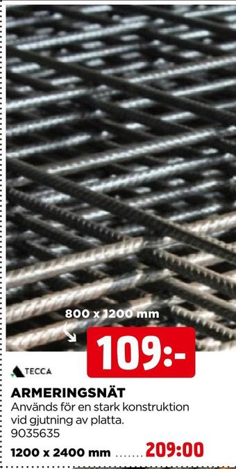 Jem&Fix Armeringsnät erbjuda