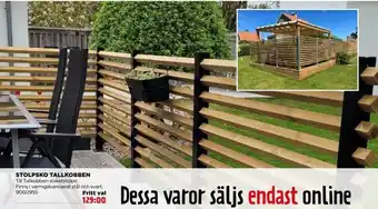 Jem&Fix Stolpsko tallkobben erbjuda