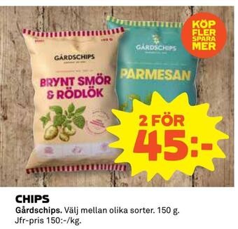 Coop Konsum Chips erbjuda