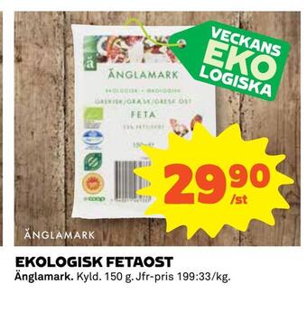 Coop Daglivs Ekologisk fetaost erbjuda