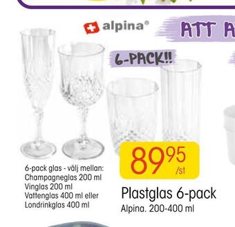 Plastglas 6-pack
