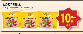 Matvärlden Tensta Mozzarella erbjuda