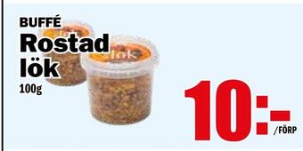 Matdax Rostad lök erbjuda