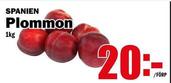 Matdax Plommon erbjuda