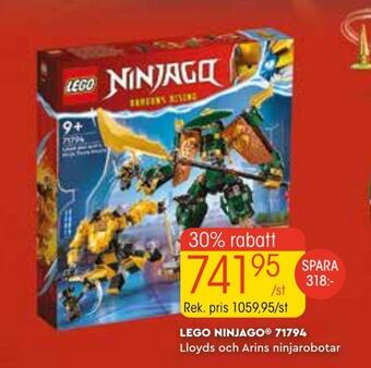 EKO Lego ninjago 71794 erbjuda