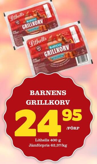 Matdax Barnens grillkorv erbjuda