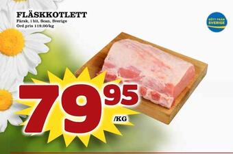 Din Mat Fläskkotlett erbjuda