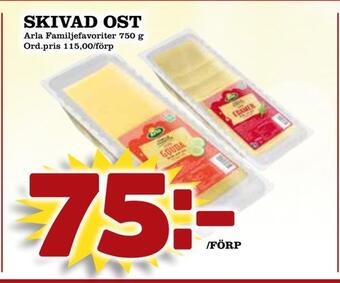 Din Mat Skivad ost erbjuda