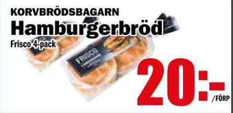 Matdax Hamburgerbröd erbjuda