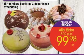 EKO Alla tårtor erbjuda