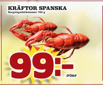 Matdax Kräftor spanska erbjuda