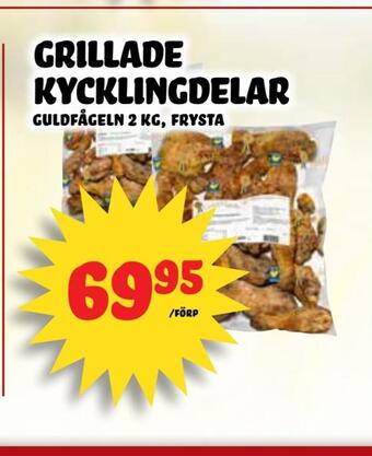 Nelins Grillade kycklingdelar erbjuda