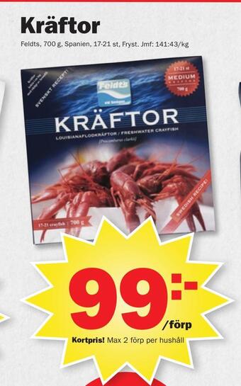 Pekås Kräftor erbjuda