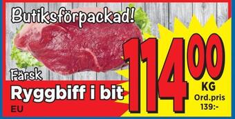 Supergrossen Ryggbiff i bit erbjuda