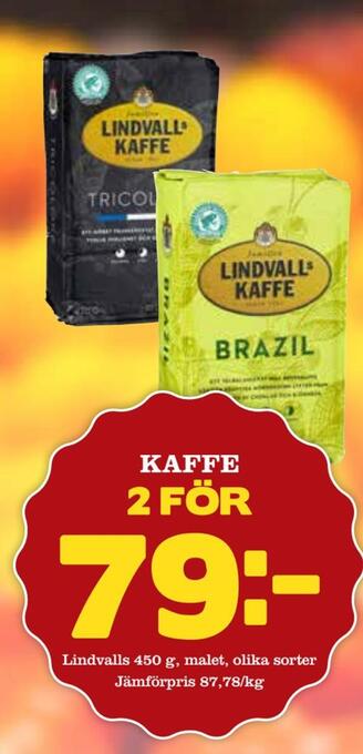 Nelins Kaffe erbjuda