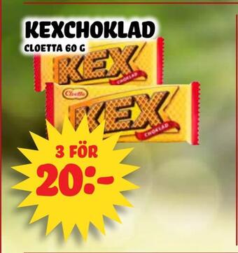 Nelins Kexchoklad erbjuda