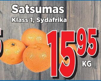 Supergrossen Satsumas erbjuda