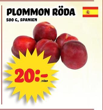 Nelins Plommon röda erbjuda