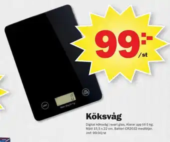 Pekås Köksvåg erbjuda