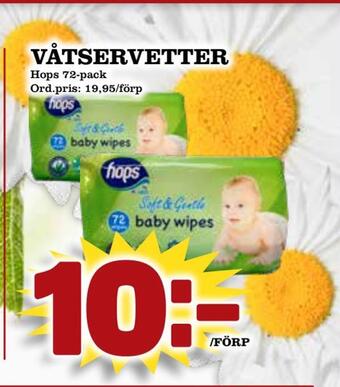 Supergrossen Våtservetter erbjuda