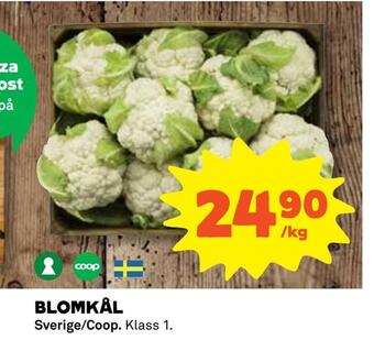 Coop Blomkål erbjuda