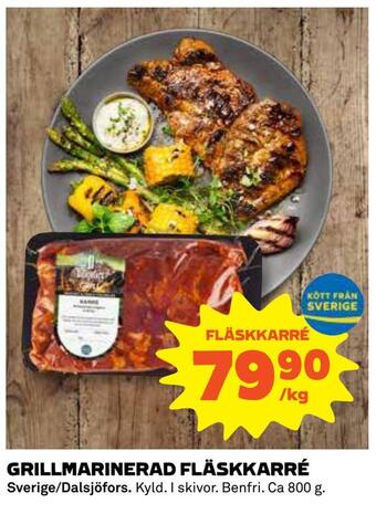 Coop Grillmarinerad fläskkarré erbjuda
