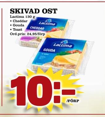 Supergrossen Skivad ost erbjuda
