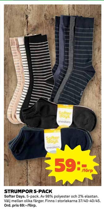 Strumpor 5-pack