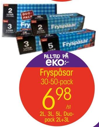 EKO Fryspåsar erbjuda