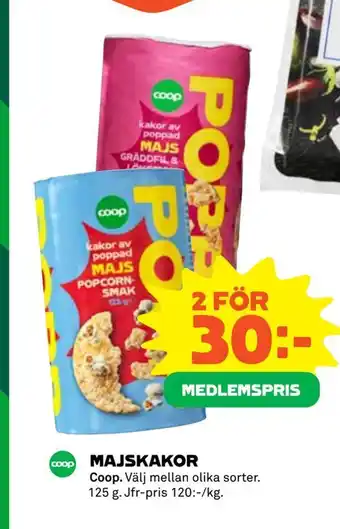 Coop Extra Majskakor erbjuda