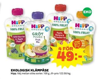 Coop Forum Ekologisk klämpåse erbjuda