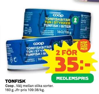 Coop Forum Tonfisk erbjuda