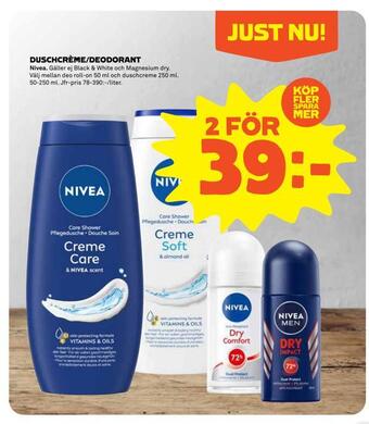 Coop Forum Duschcrème/deodorant erbjuda