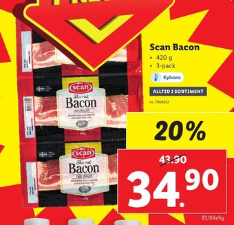 Lidl Scan Bacon erbjuda