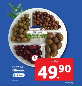 Lidl ERIDANOUS Olivmix erbjuda