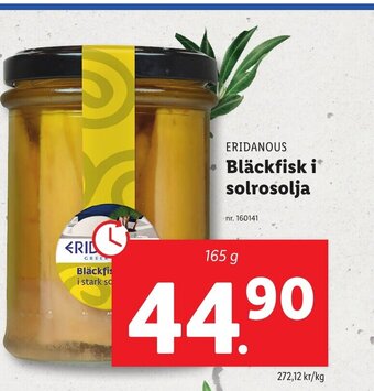 Lidl ERIDANOUS Bläckfisk i solrosolja erbjuda