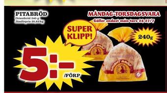 Nya Pulsen Pitabröd erbjuda