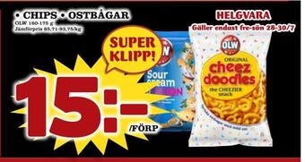Nya Pulsen Chips • ostbågar erbjuda