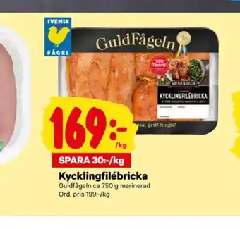 City Gross Guldfågeln kycklingfilé erbjuda