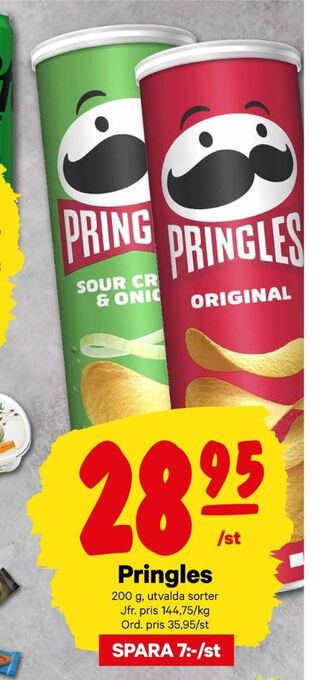 City Gross Pringles chips erbjuda