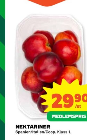 Coop Coop nektariner erbjuda