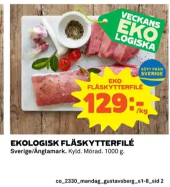 Coop Änglamark fläskytterfilé erbjuda