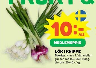 Stora Coop Lök i knippe erbjuda