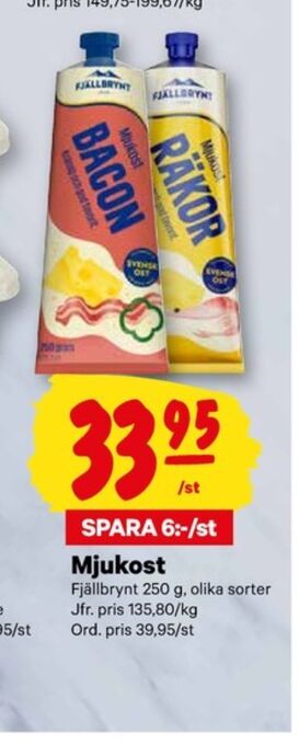 City Gross Fjällbrynt mjukost erbjuda