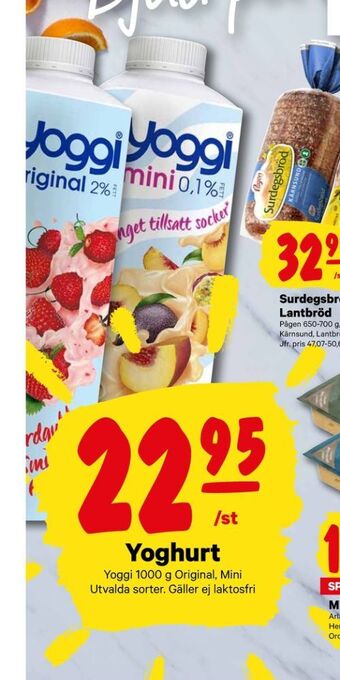 City Gross Yoggi yoghurt erbjuda