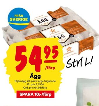 City Gross Stjärnägg ägg erbjuda