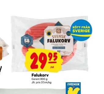 City Gross Garant falukorv erbjuda
